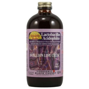 Dynamic Health Laboratories, Lactobacillus Acidophilus Líquido, Sabor Cereja Preta - 473 ml (16 fl oz)