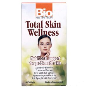 Comprar bio nutrition, total skin wellness suporte para pele - 60 tabletes preço no brasil banho & beleza cuidados com a pele vitaminas para pele suplemento importado loja 3 online promoção -