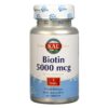 Comprar kal biotina 5000 mcg temporário lançamento 60 tabletes preço no brasil banho & beleza biotina cuidados com a pele cuidados com as unhas mãos & unhas suplemento importado loja 3 online promoção -