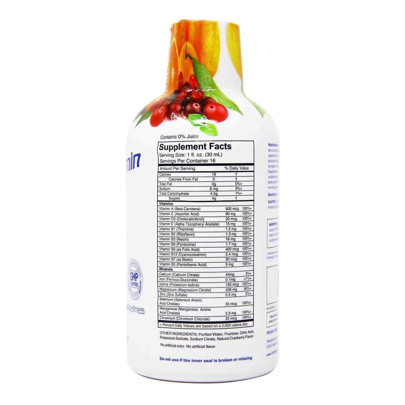 1st Step for Energy, Líquido Multi-Vitamínico e Mineral - 473 ml - Imagem 3