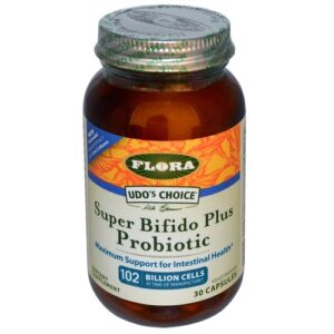 Flora Udo's Choice, Super Bifido de Probióticos - 30 Cápsulas