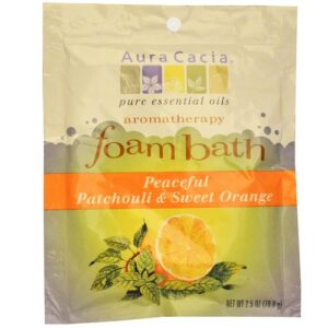 Comprar aura cacia, espuma de banho patchouli & laranja - 70,9 g preço no brasil banho banho & beleza sabonete sabonetes suplemento importado loja 17 online promoção -