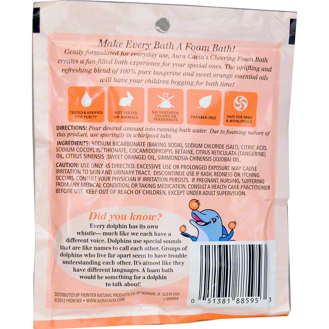 Aura Cacia Crianças Espuma de Banho Torcer 2,5 onças - Imagem 2