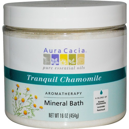 Aura Cacia Mineral Bath Tranquilidade 16 onças