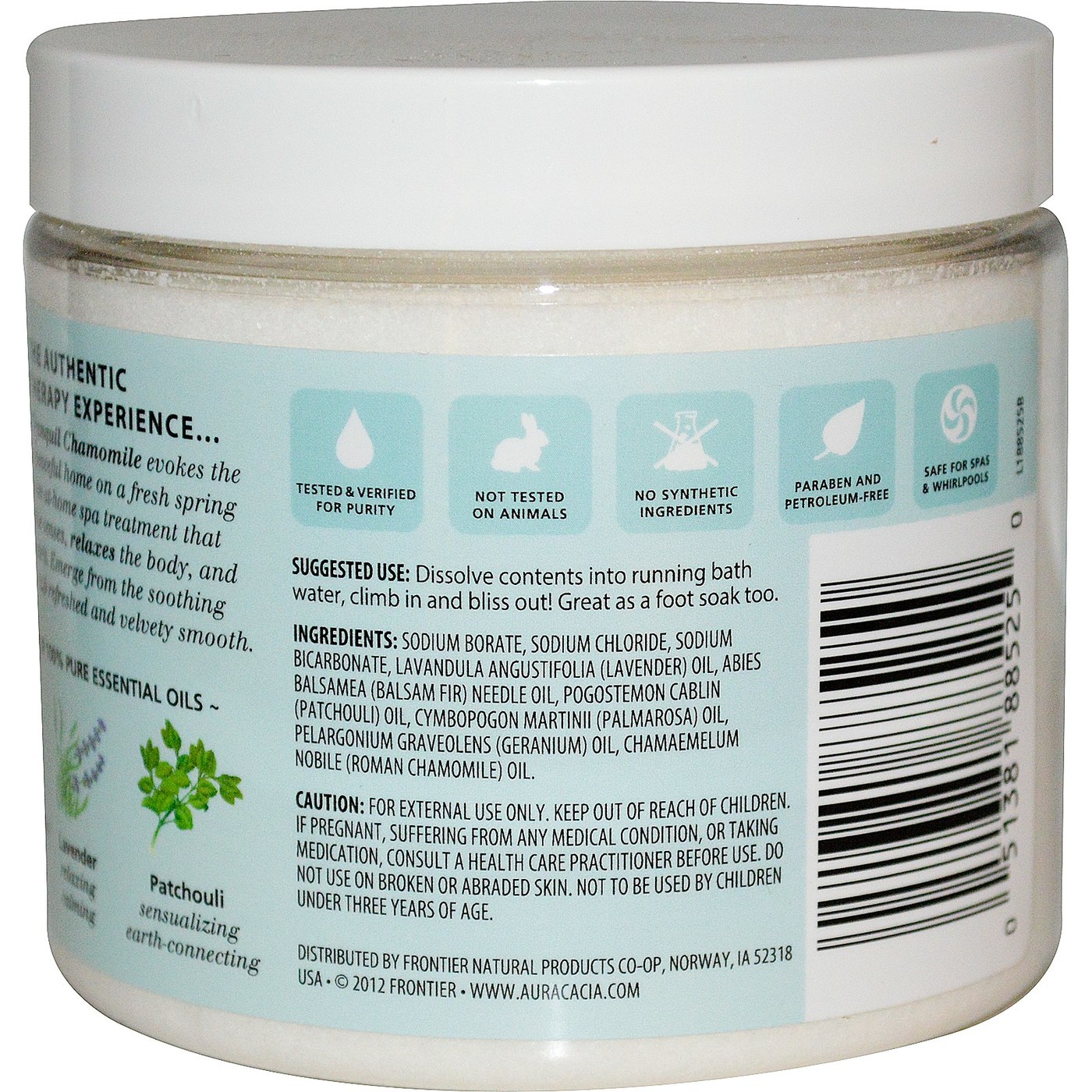 Aura Cacia Mineral Bath Tranquilidade 16 onças - Imagem 2