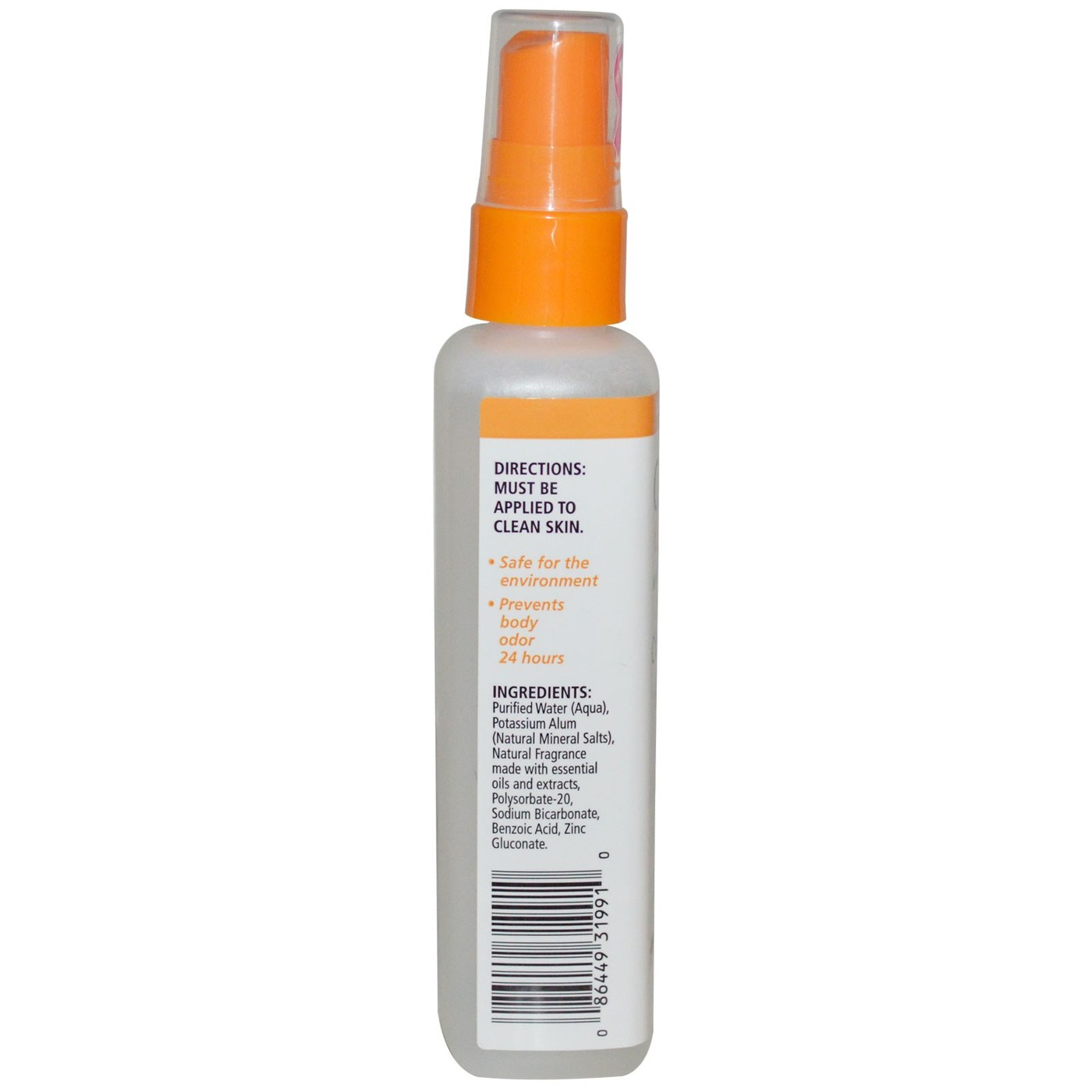 Crystal Essence, Spray Corporal Desodorizante Mineral, Camomila e Chá Verde - 118 ml (4 fl oz) - Imagem 2