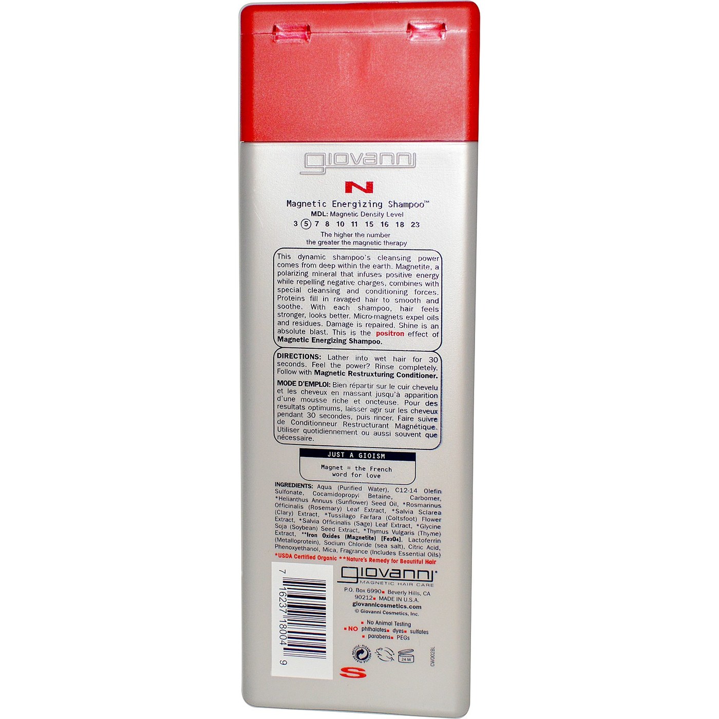 Giovanni Hair Care Products Shamp Magnetic 8,5 oz / energizante - Imagem 2
