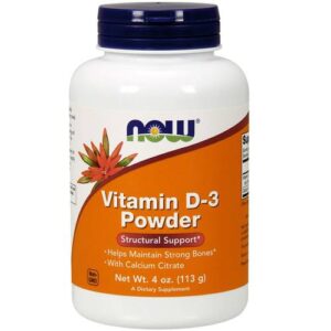 Now Foods, Vitamina D-3 - 113 g