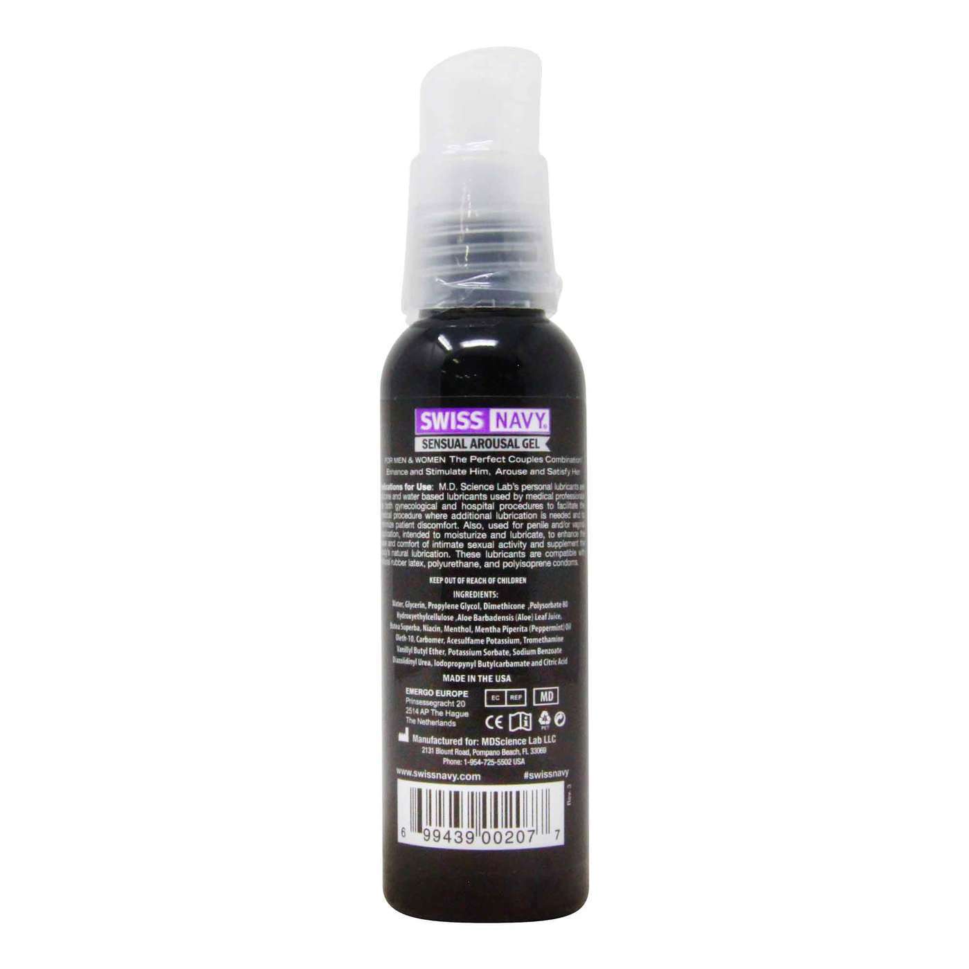 Swiss Navy Sensual Arousal Lubricant - 2 fl oz - Imagem 2