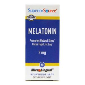 Superior Source, Melatonina 3 mg - 60 Tabletes