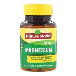 Comprar nature made, magnésio - 250 mg - 100 tabletes preço no brasil magnésio minerais suplementos suplemento importado loja 61 online promoção -