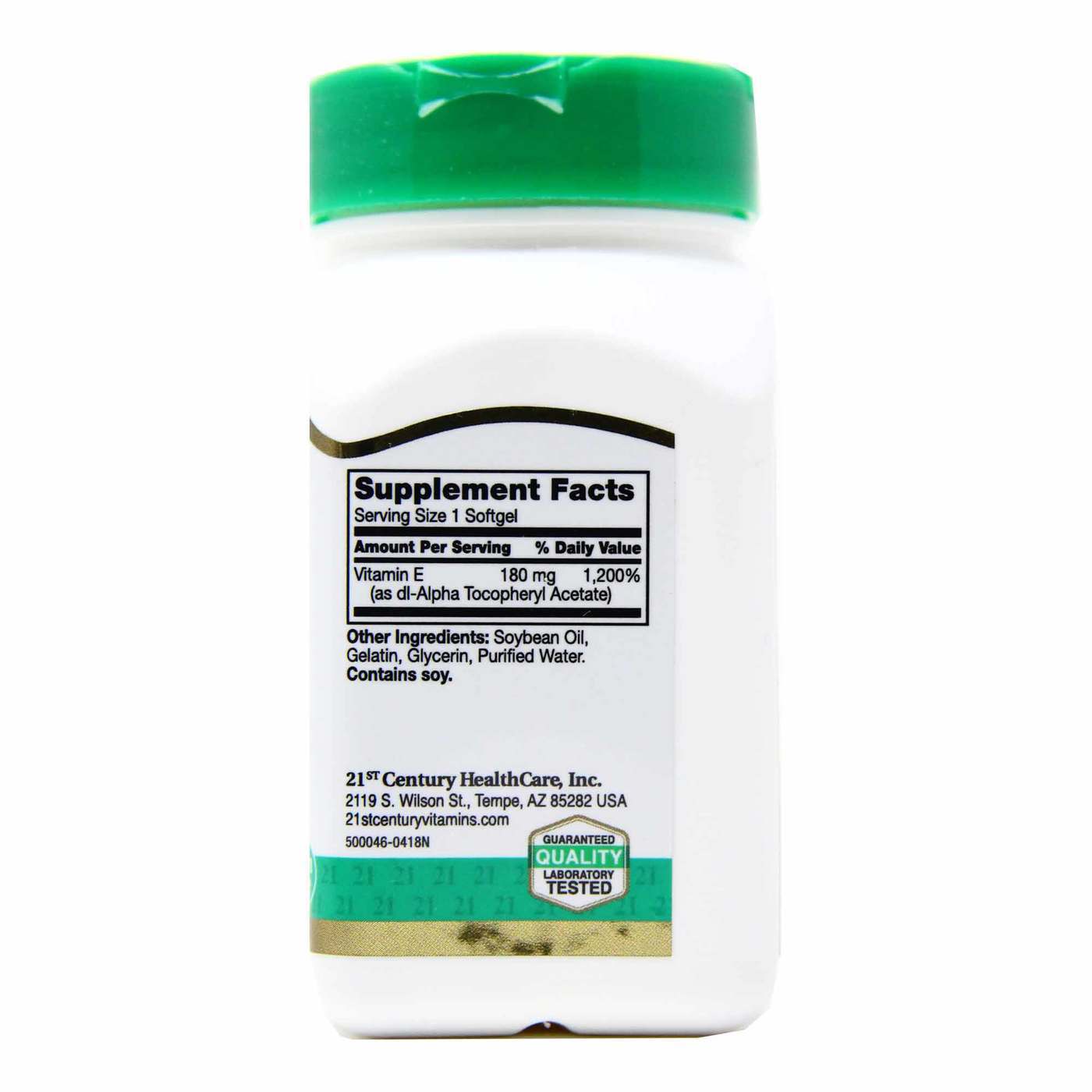 21st Century Vitamina E - 180 mg - 110 Cápsulas em Gel - Imagem 2