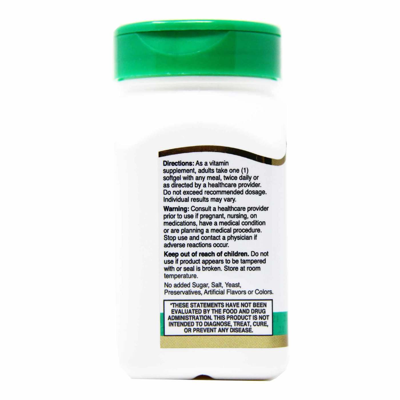 21st Century Vitamina E - 180 mg - 110 Cápsulas em Gel - Imagem 4