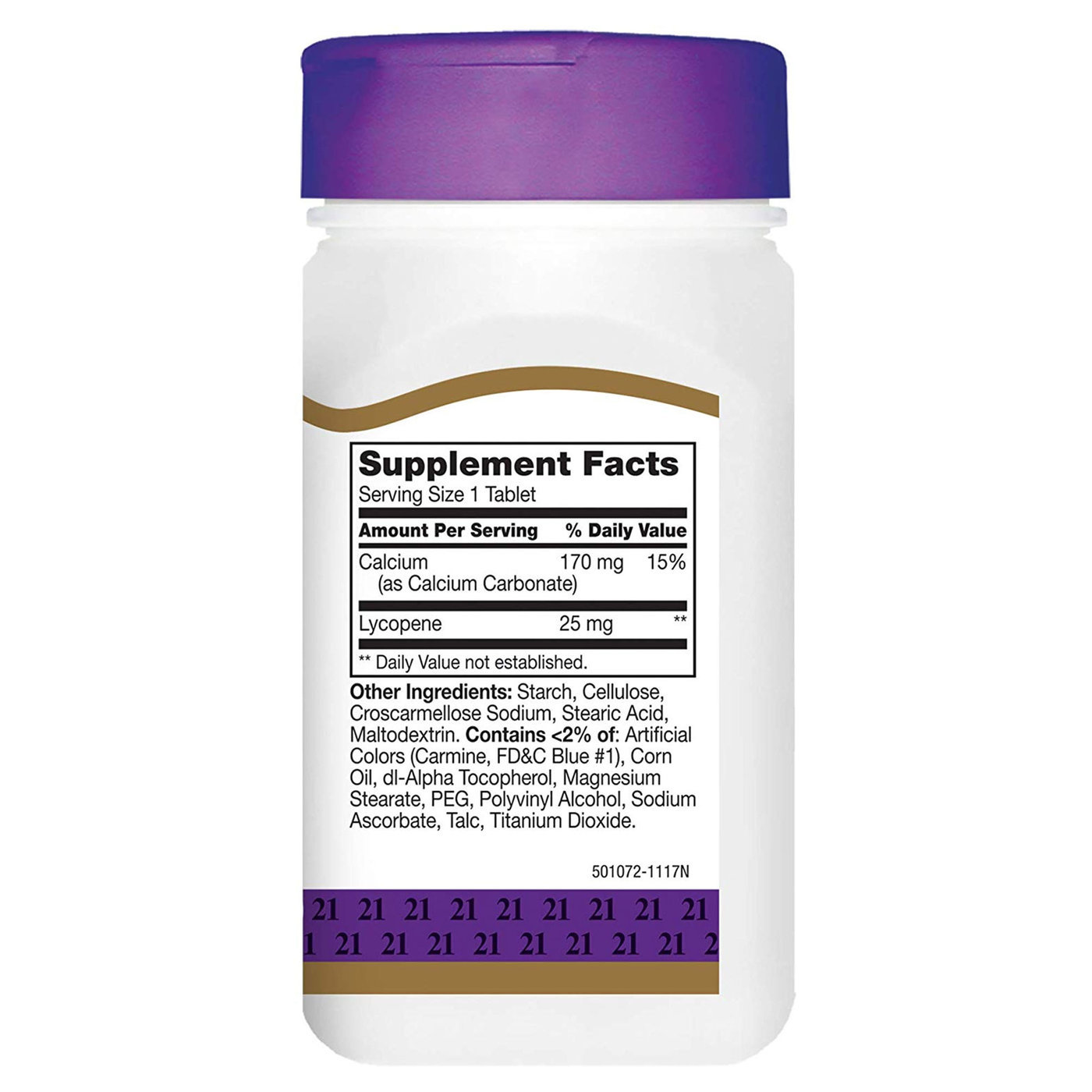 21st Century Licopeno 25 mg - 60 Tabletes - Imagem 2