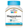 Comprar 21st century magnésio - 250 mg - 110 comprimidos preço no brasil multivitamínico sem ferro multivitaminicos suplementos vitaminas suplemento importado loja 21 online promoção -