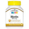 Comprar 21st century biotina - 800 mcg - 110 comprimidos preço no brasil banho & beleza biotina cuidados com a pele cuidados com as unhas mãos & unhas suplemento importado loja 9 online promoção -