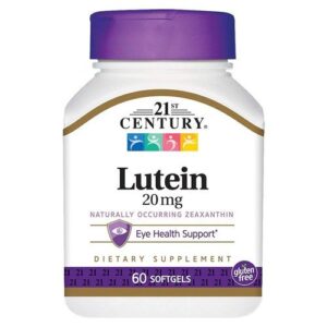 Comprar 21st century, luteína 20 mg - 60 cápsulas em gel preço no brasil luteína suplementos nutricionais suplemento importado loja 59 online promoção -