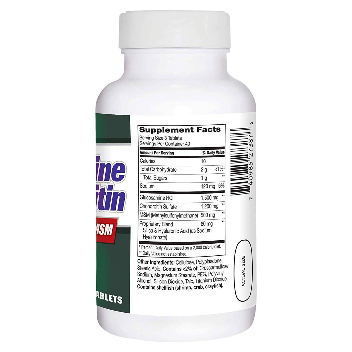 21st Century Glucosamina e Condroitina Plus - 120 comprimidos - Imagem 2