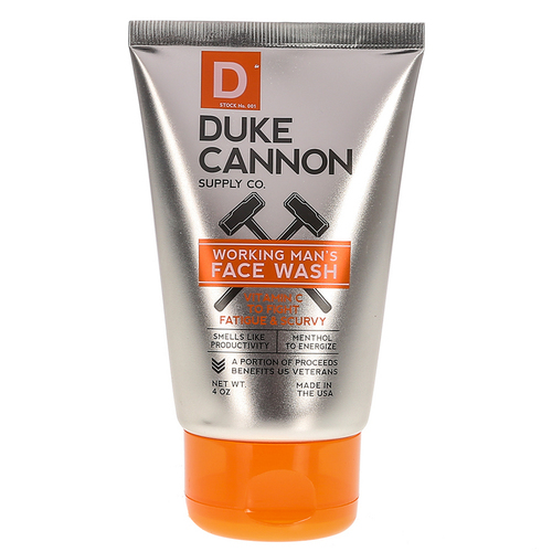 Duke Cannon Working Man's Face Wash - 4 fl oz