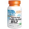Comprar doctor's best, melhor quick melt totalmente ativo b12- 60 tabletes preço no brasil suplementos vitamina b vitamina b12 vitaminas suplemento importado loja 1 online promoção -