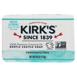 Comprar kirk's natural, sabonete de castela com óleo de coco premium - 113 g preço no brasil banho banho & beleza sabonete em barra sabonetes suplemento importado loja 51 online promoção - 7 de julho de 2022