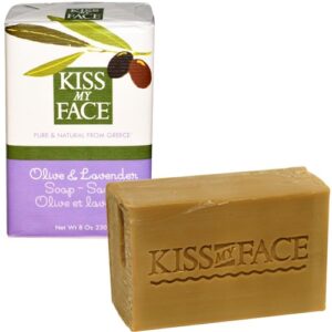 Comprar kiss my face, sabonete em barra, oliva & lavanda - 230 g preço no brasil banho banho & beleza óleo da árvore do chá óleos essenciais suplemento importado loja 69 online promoção -