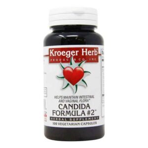 Kroeger Herb, Candida Formula #2 - 100 Cápsulas Vegetarianas
