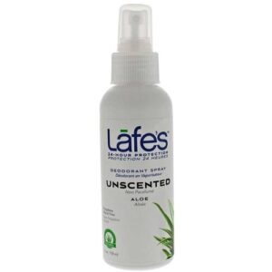 Comprar lafe's natural body care, spray desodorizante com aloe - 4 oz (118ml) preço no brasil banho & beleza cuidados pessoais desodorante suplemento importado loja 129 online promoção -