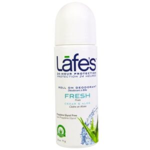 Comprar lafe's natural body care, desodorante roll on - 2. 5 oz (71g) preço no brasil banho & beleza cuidados pessoais desodorante suplemento importado loja 239 online promoção -