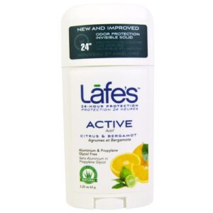 Comprar lafe's natural body care, desodorante active - 63g preço no brasil banho & beleza cuidados pessoais desodorante suplemento importado loja 133 online promoção -