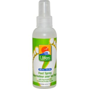 Comprar lafe's natural body care, spray para os pés com óleo de hortelã-pimenta - 118 ml (4 fl oz) preço no brasil banho & beleza cuidados pessoais desodorante suplemento importado loja 133 online promoção -