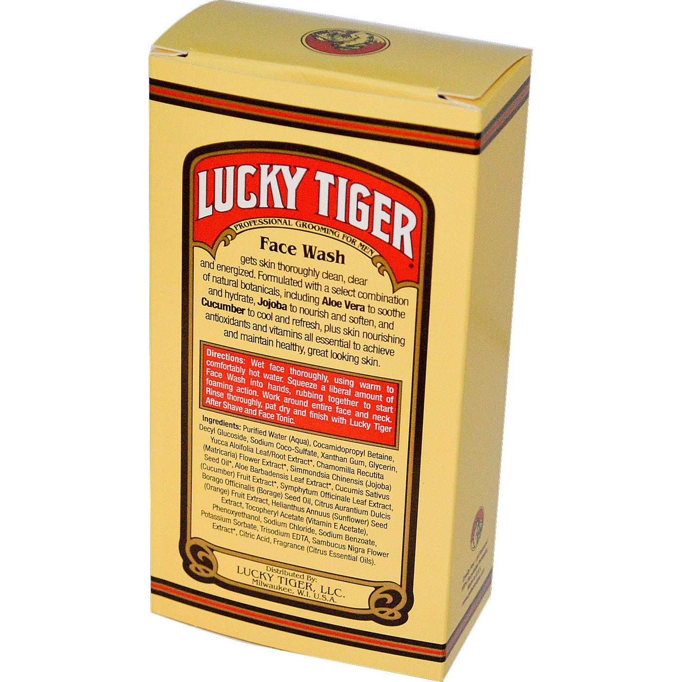 Lucky Tiger Face Wash 8 onças - Imagem 2