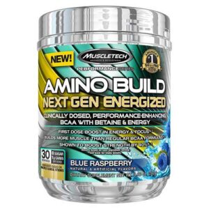 Muscletech Amino Build Next Gen, Framboesa azul - 30 Porções