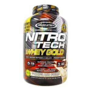 Comprar muscletech nitro tech whey gold, cookies & creams - 6 lbs/ 2. 51kg preço no brasil proteína suplementos de musculação whey protein suplemento importado loja 31 online promoção -