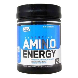 Optimum Nutrition Essential AmiNO Energia, Framboesa azul - 1.29 lbs