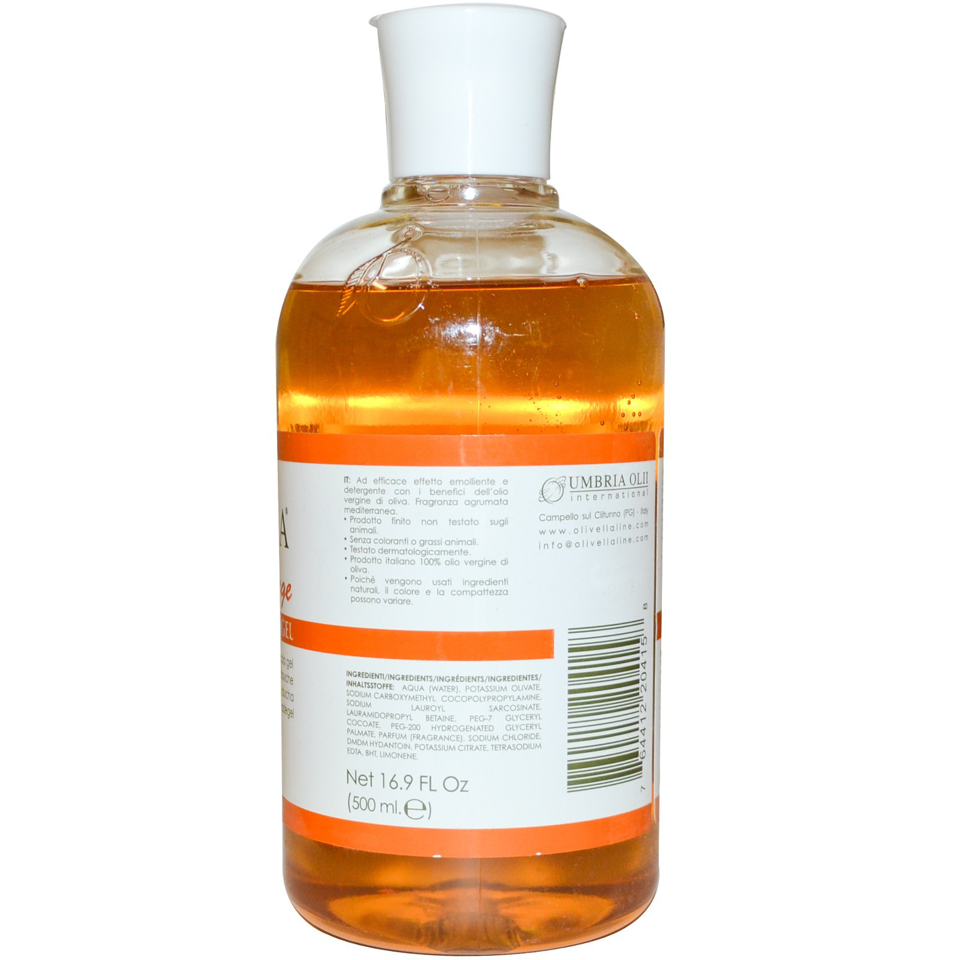 Olivella Bath & Shower Gel Laranja 16,9 oz - Imagem 2