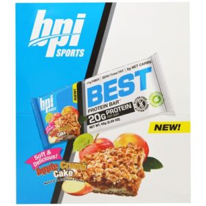 Comprar bpi best barra de proteína, bolo de migalha de maçã - 12 - 2. 29 oz barras preço no brasil barras barras de baixo carboidrato suplementos de musculação suplemento importado loja 227 online promoção -