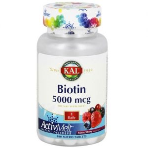 Comprar kal biotin, baga mista - 5000 mcg - 100 tabletes preço no brasil banho & beleza higiene oral suplemento importado loja 53 online promoção -