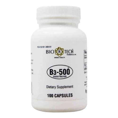 BioTech Pharmacal, B3-500 - 100 Cápsulas