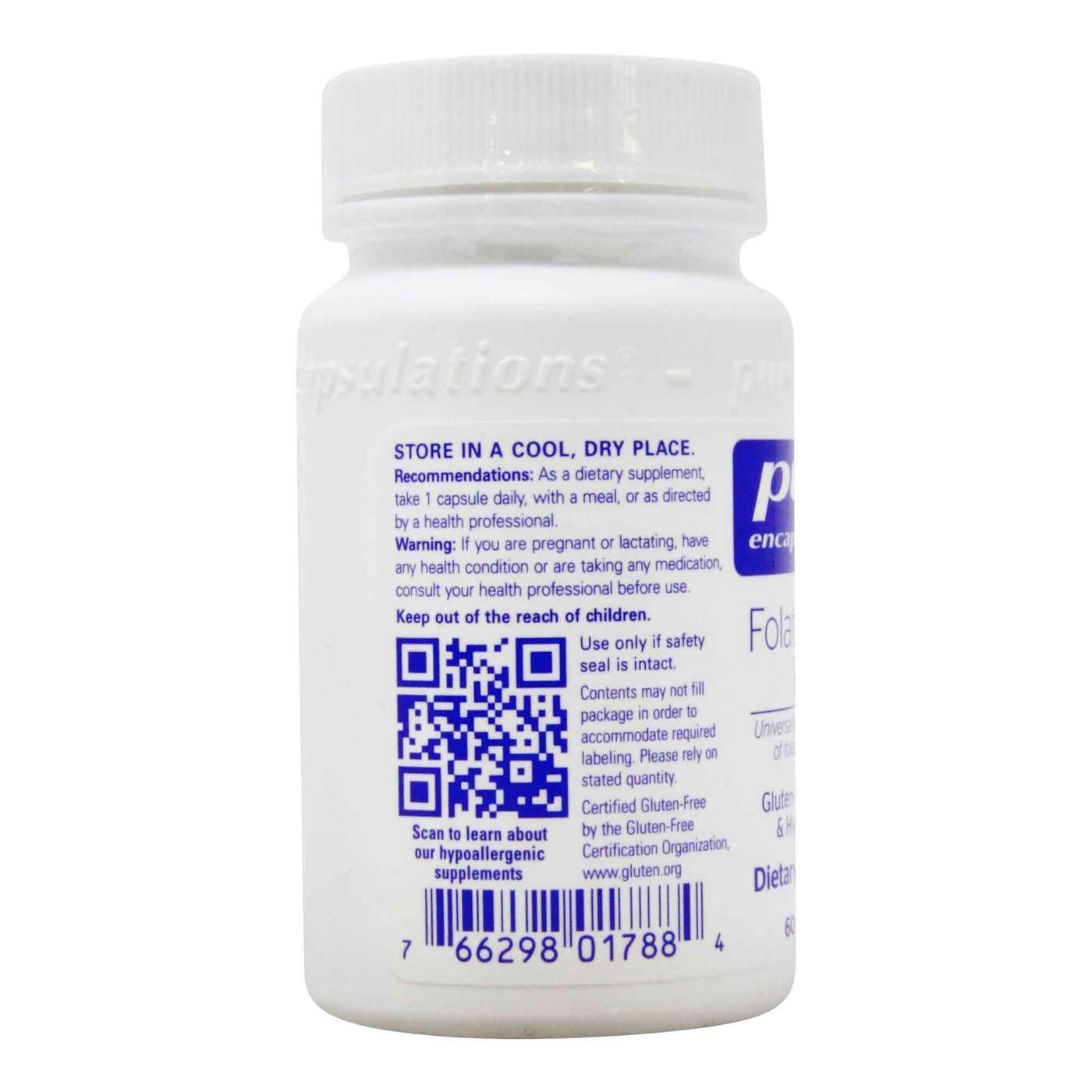 Pure EnCápsulasulations Folate 5,000 mais - 60 Cápsulas - Imagem 4