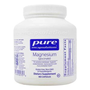 Comprar pure encapsulations, glicinato de magnésio 120 mg - 180 cápsulas preço no brasil magnésio minerais suplementos suplemento importado loja 81 online promoção -