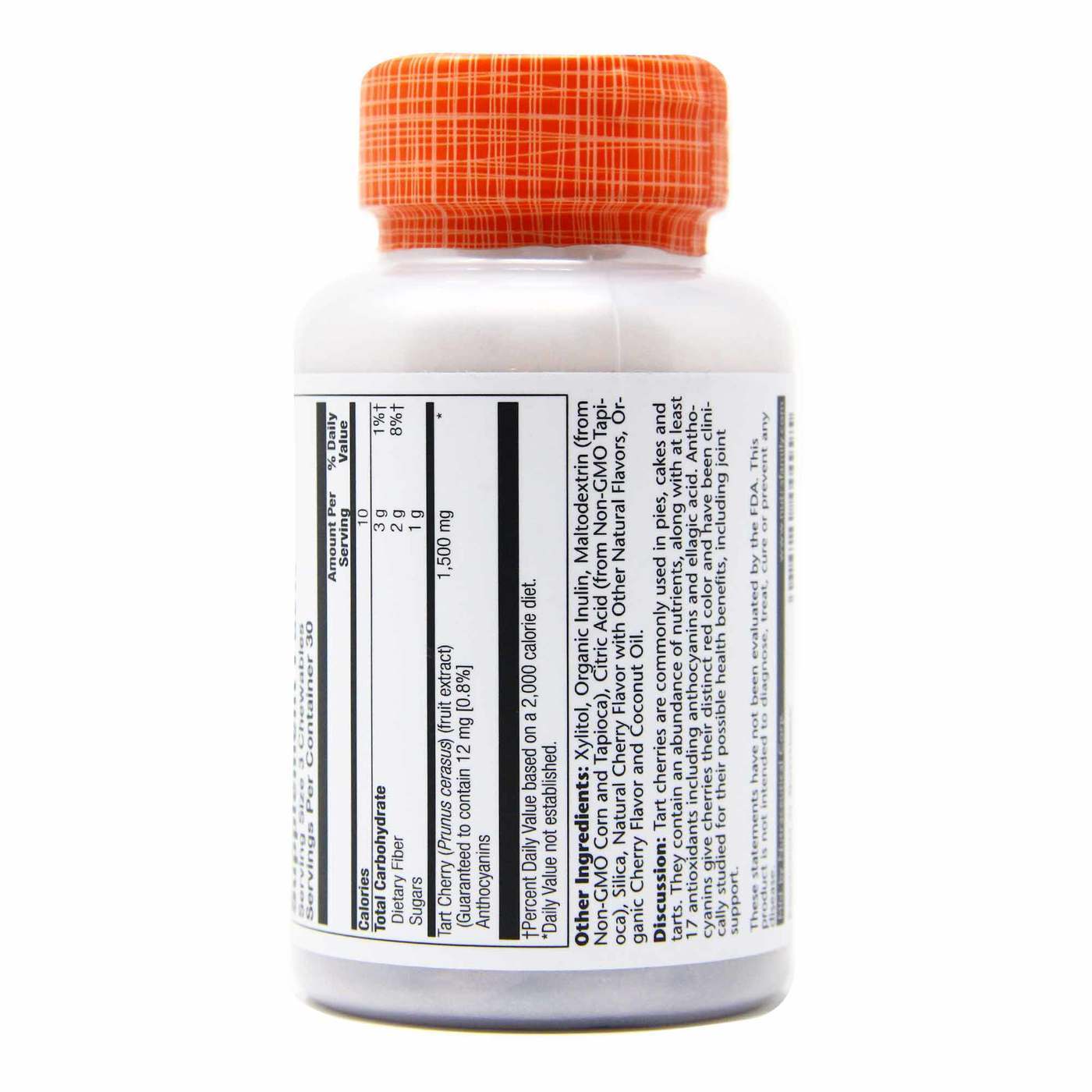 Solaray Tart Cherry Extract - 90 Chewable Tabletes - Imagem 3