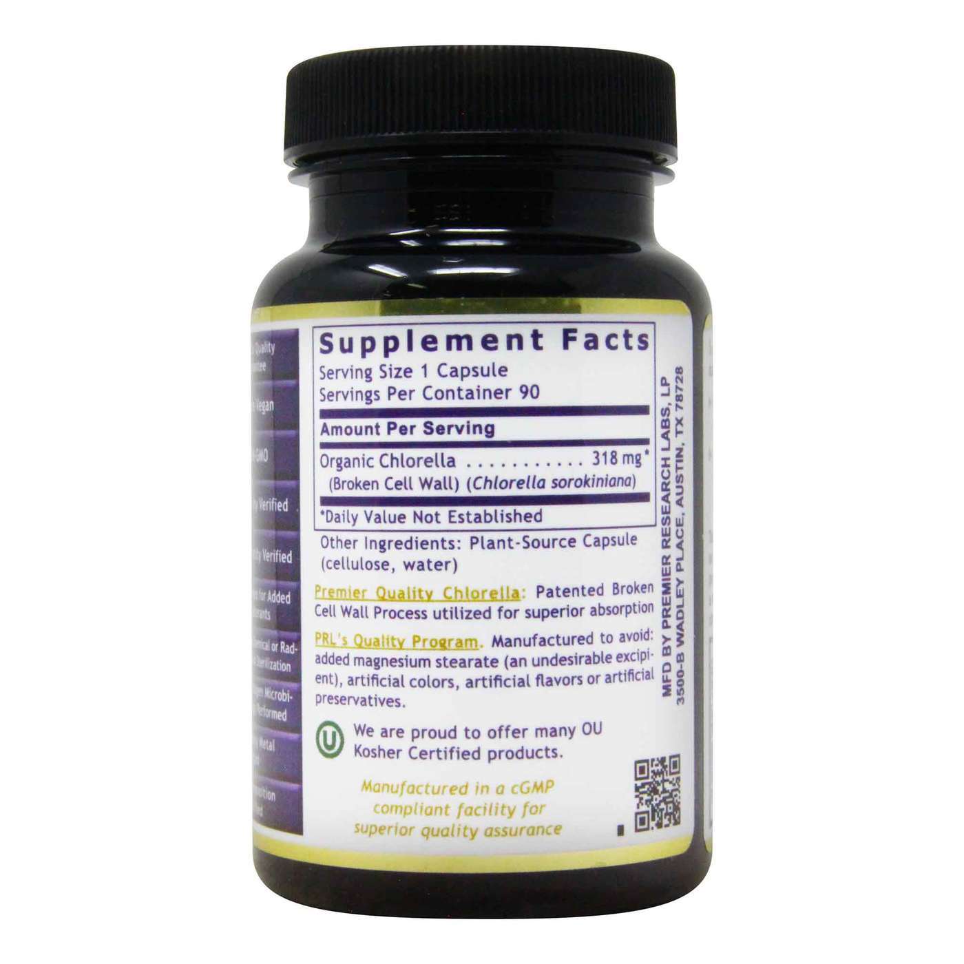 Premier Research Labs, Medi-Chlorella-FX - 90 Cápsulas Vegetarianas - Imagem 3