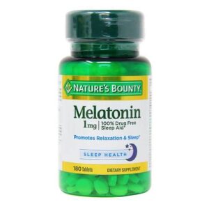 Nature's Bounty Melatonina 1 mg - 180 Tabletes