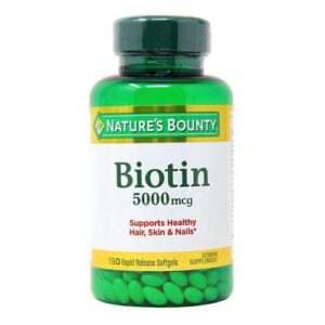 Comprar nature's bounty super potency biotina - 5,000 mcg - 150 cápsulas em gel preço no brasil banho & beleza higiene oral suplemento importado loja 297 online promoção -
