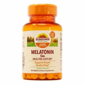 Sundown Naturals Melatonina - 5 mg - 90 Tabletes