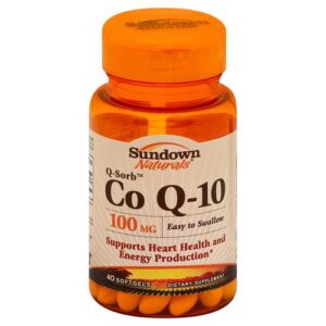 Co Q-10 100 mg - 40 Cápsulas em Gel - Sundown Naturals