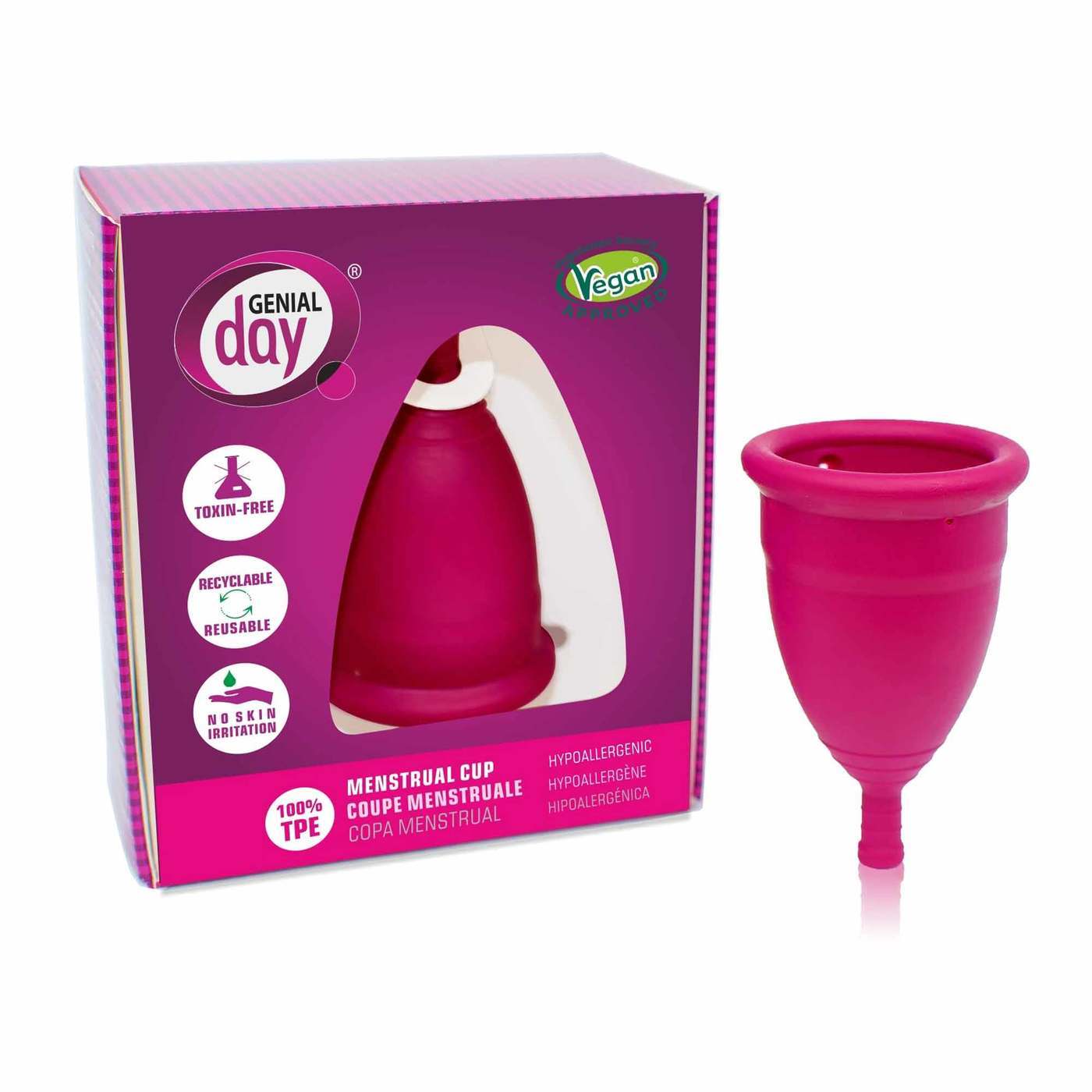 Genial Day Menstrual Cup Large 30 mm 1 Cup - Imagem 5