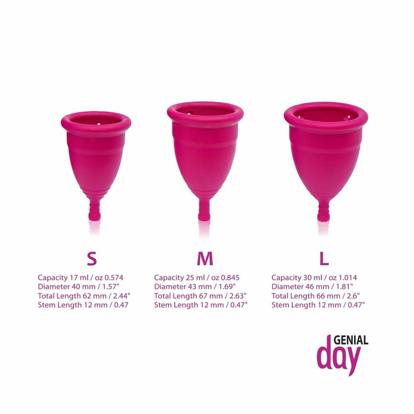 Genial Day Menstrual Cup Medium 25 mm 1 Cup - Imagem 3