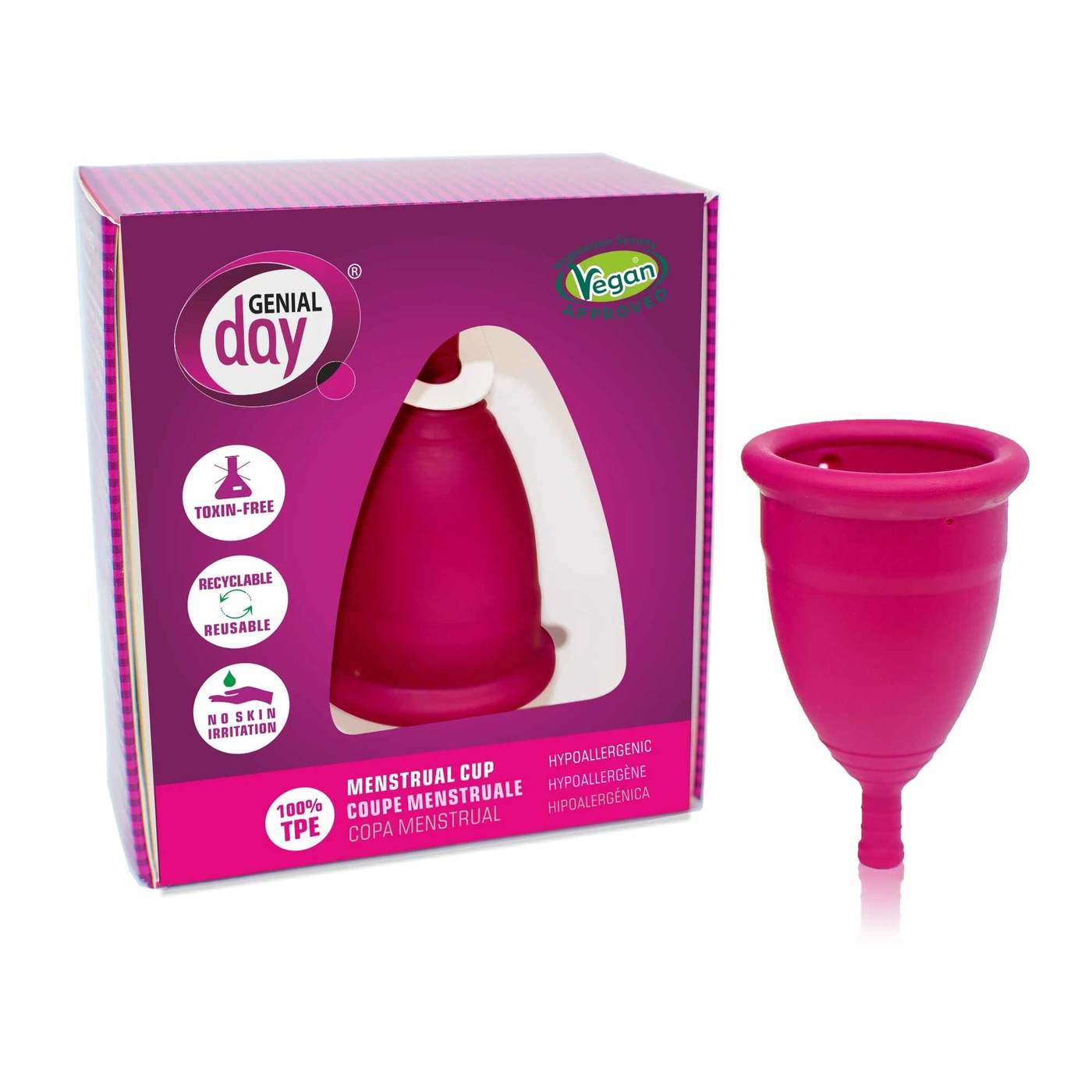 Genial Day Menstrual Cup Medium 25 mm 1 Cup - Imagem 5